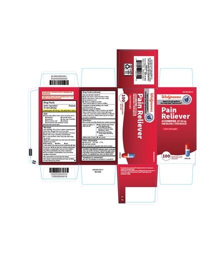 Pain Relief Acetaminophen 500mg (Wlg Pn Rlvr 100ct 1)
